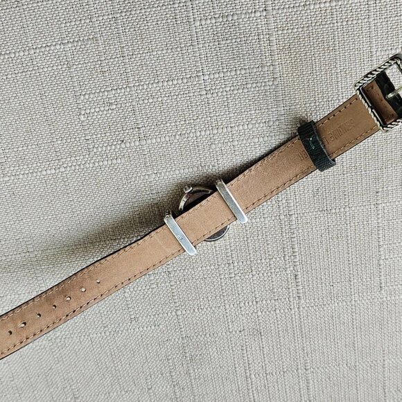 Ecclissi 925 Quartz Ladies Watch Interchangeable Genuine Leather Strap 8in - Picture 10 of 14